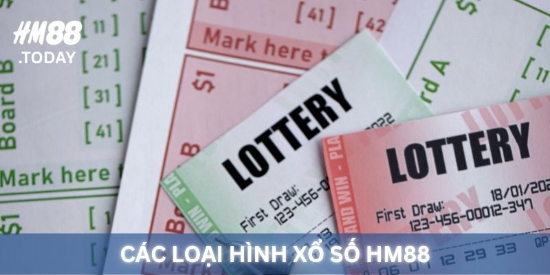 Các loại hình xổ số tại HM88.