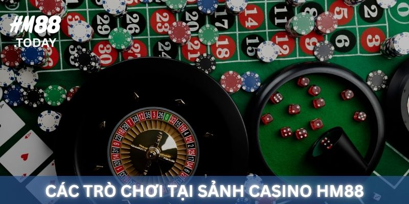 Các trò chơi hấp dẫn tại sảnh HM88.